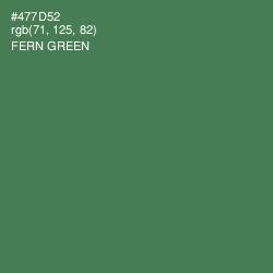 #477D52 - Fern Green Color Image