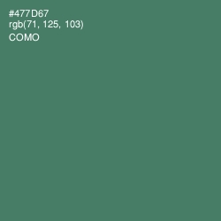 #477D67 - Como Color Image