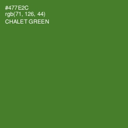 #477E2C - Chalet Green Color Image