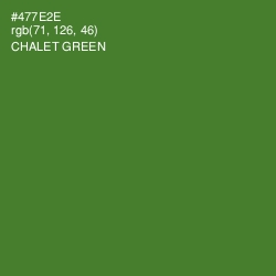 #477E2E - Chalet Green Color Image