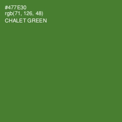 #477E30 - Chalet Green Color Image