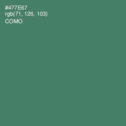 #477E67 - Como Color Image