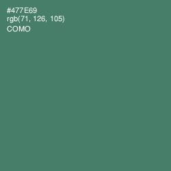 #477E69 - Como Color Image