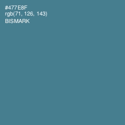 #477E8F - Bismark Color Image
