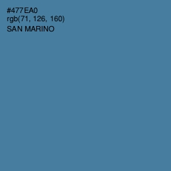 #477EA0 - San Marino Color Image