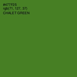 #477F25 - Chalet Green Color Image