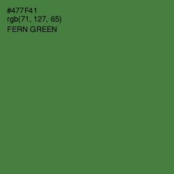 #477F41 - Fern Green Color Image