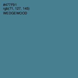 #477F91 - Wedgewood Color Image