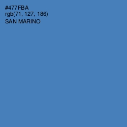 #477FBA - San Marino Color Image