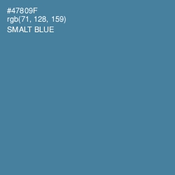 #47809F - Smalt Blue Color Image