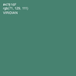 #47816F - Viridian Color Image