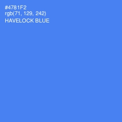 #4781F2 - Havelock Blue Color Image