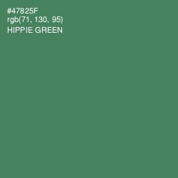 #47825F - Hippie Green Color Image