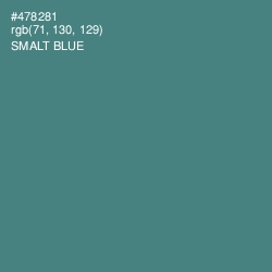 #478281 - Smalt Blue Color Image