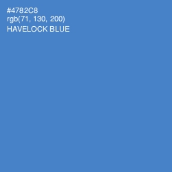 #4782C8 - Havelock Blue Color Image