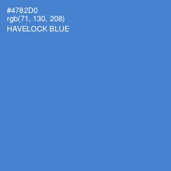 #4782D0 - Havelock Blue Color Image