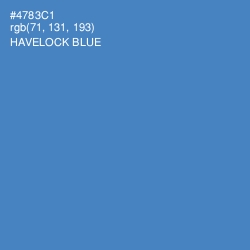 #4783C1 - Havelock Blue Color Image