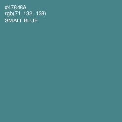 #47848A - Smalt Blue Color Image