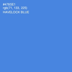 #4785E1 - Havelock Blue Color Image