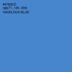 #4786CC - Havelock Blue Color Image