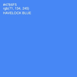 #4786F5 - Havelock Blue Color Image