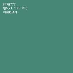 #478777 - Viridian Color Image