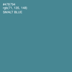 #478794 - Smalt Blue Color Image