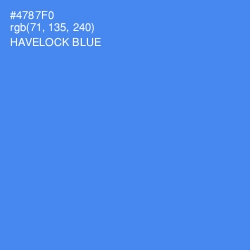 #4787F0 - Havelock Blue Color Image