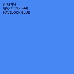 #4787F4 - Havelock Blue Color Image