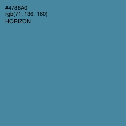 #4788A0 - Horizon Color Image