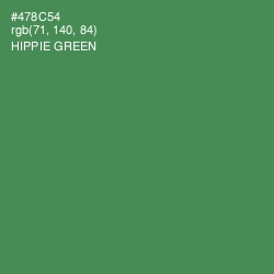 #478C54 - Hippie Green Color Image