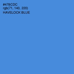 #478CDC - Havelock Blue Color Image