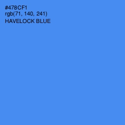 #478CF1 - Havelock Blue Color Image