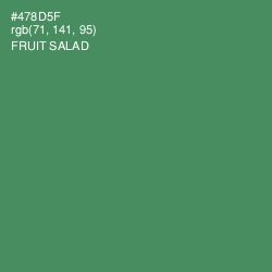 #478D5F - Fruit Salad Color Image