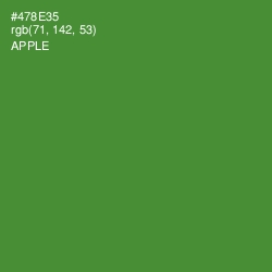 #478E35 - Apple Color Image