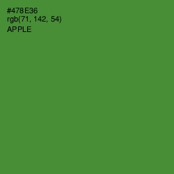 #478E36 - Apple Color Image