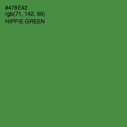 #478E42 - Hippie Green Color Image