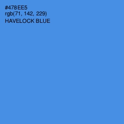 #478EE5 - Havelock Blue Color Image