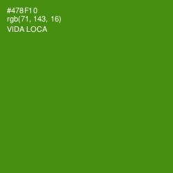 #478F10 - Vida Loca Color Image