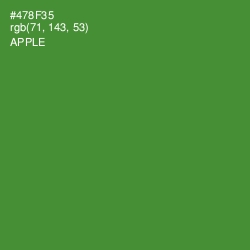 #478F35 - Apple Color Image