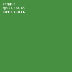 #478F41 - Hippie Green Color Image