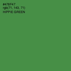 #478F47 - Hippie Green Color Image