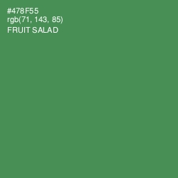 #478F55 - Fruit Salad Color Image