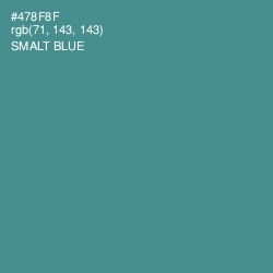#478F8F - Smalt Blue Color Image