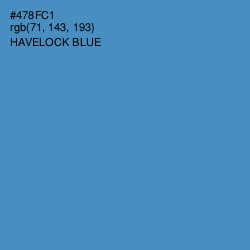 #478FC1 - Havelock Blue Color Image