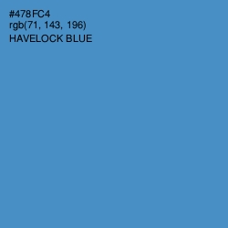 #478FC4 - Havelock Blue Color Image