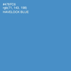 #478FC6 - Havelock Blue Color Image