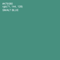 #479080 - Smalt Blue Color Image