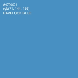 #4790C1 - Havelock Blue Color Image