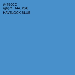 #4790CC - Havelock Blue Color Image